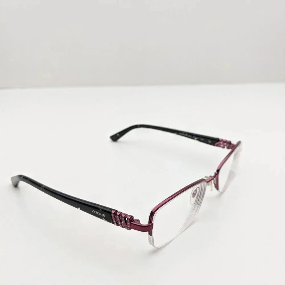 🕶️ Vogue VO3813-B 812 Semi Rimless Eyeglasses 51/17-135 / ALI509🕶️